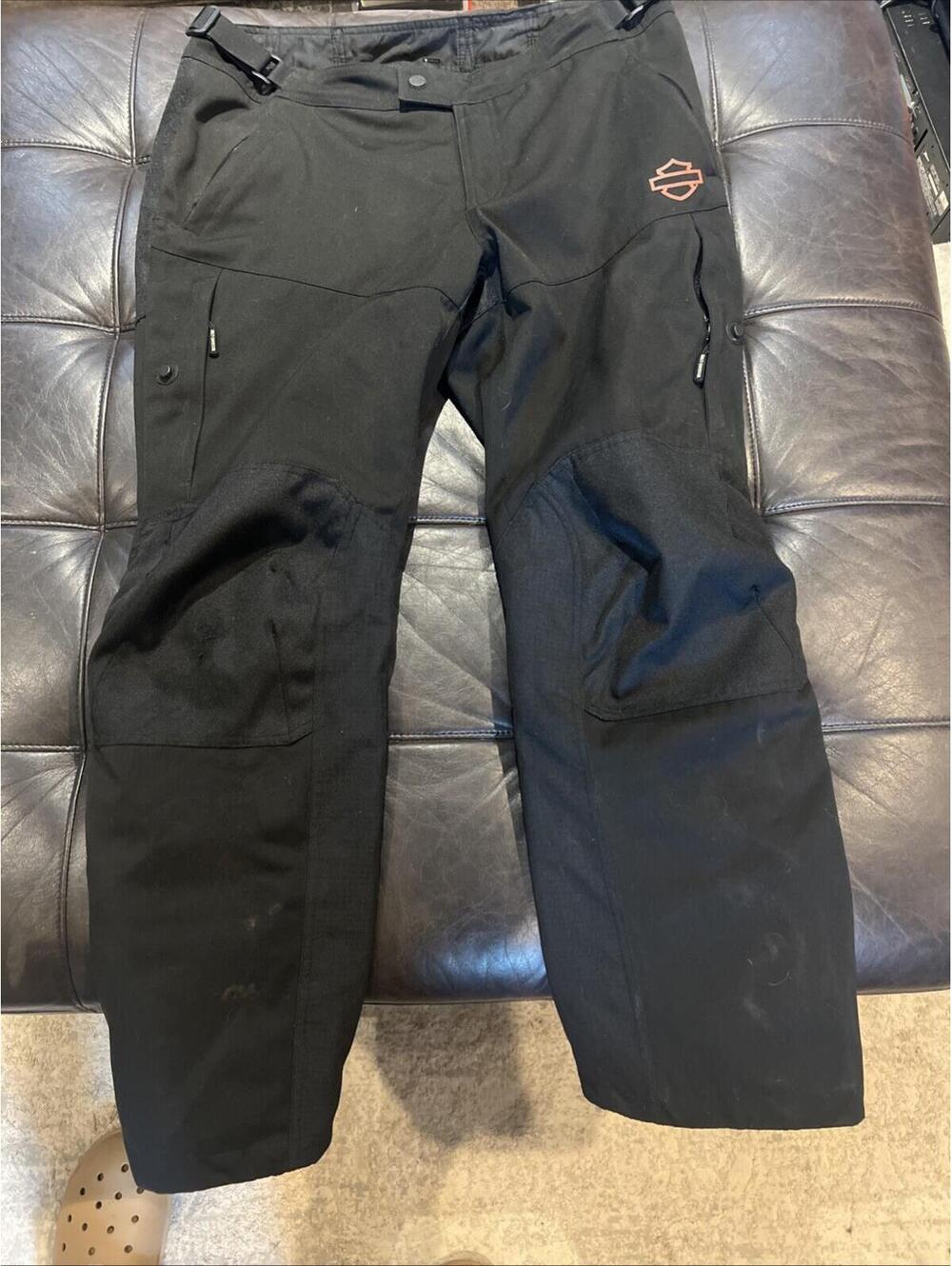 HARLEY-DAVIDSON HD Men's 36x31 Quest Riding Textile Advance Black Trousers Pants